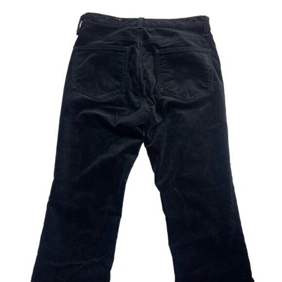 Rag & Bone Dojo Velvet Pant In Black Size 26 - Picture 7 of 8